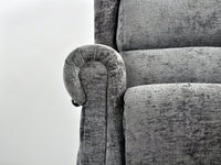 Kingsbury Light Grey Fabric Rise & Recline Mobility Chair - Furniture Instore