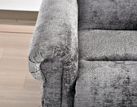 Kingsbury Light Grey Fabric Rise & Recline Mobility Chair - Furniture Instore