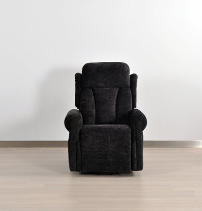 Hunson Black Fabric Rise & Recline Mobility Chair