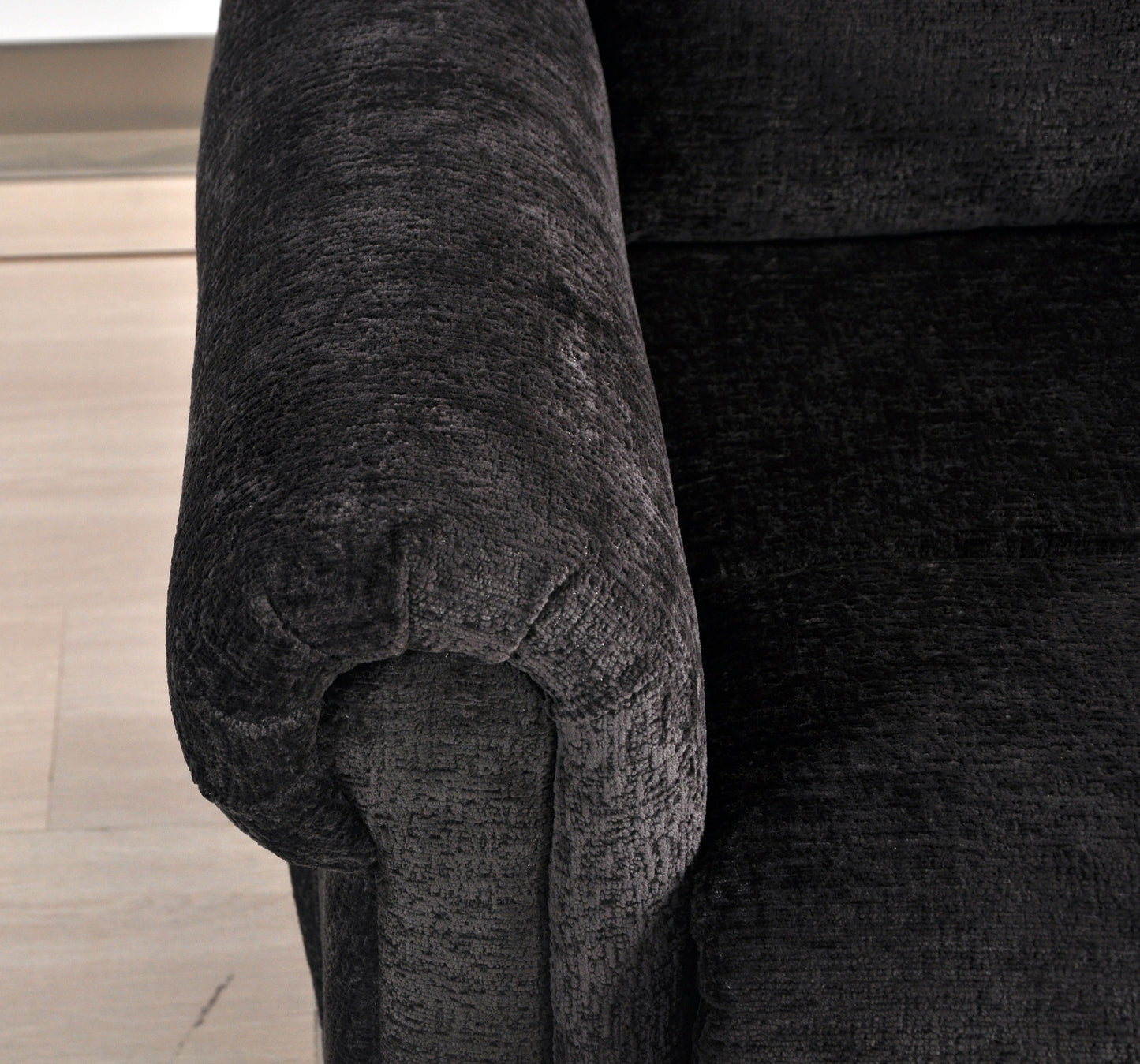 Kingsbury Black Fabric Rise & Recline Mobility Chair