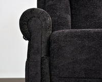Hunson Black Fabric Rise & Recline Mobility Chair - Furniture Instore