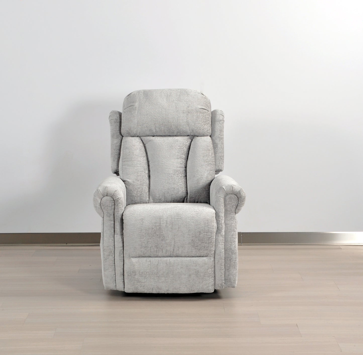 Hunson Light Grey Fabric Rise & Recline Mobility Chair