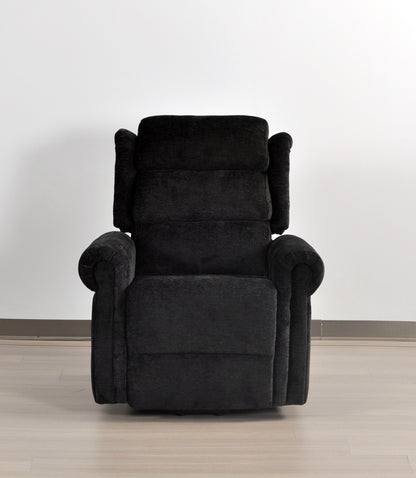 Kingsbury Black Fabric Rise & Recline Mobility Chair