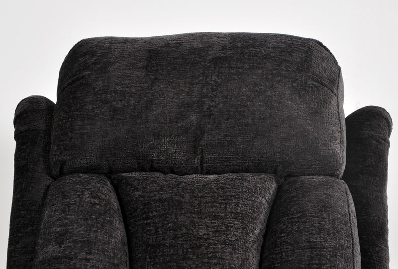Hunson Black Fabric Rise & Recline Mobility Chair - Furniture Instore