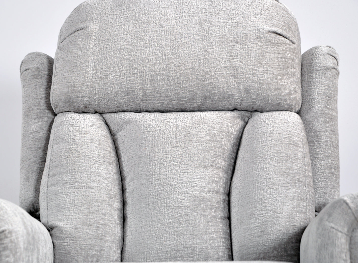 Hunson Light Grey Fabric Rise & Recline Mobility Chair