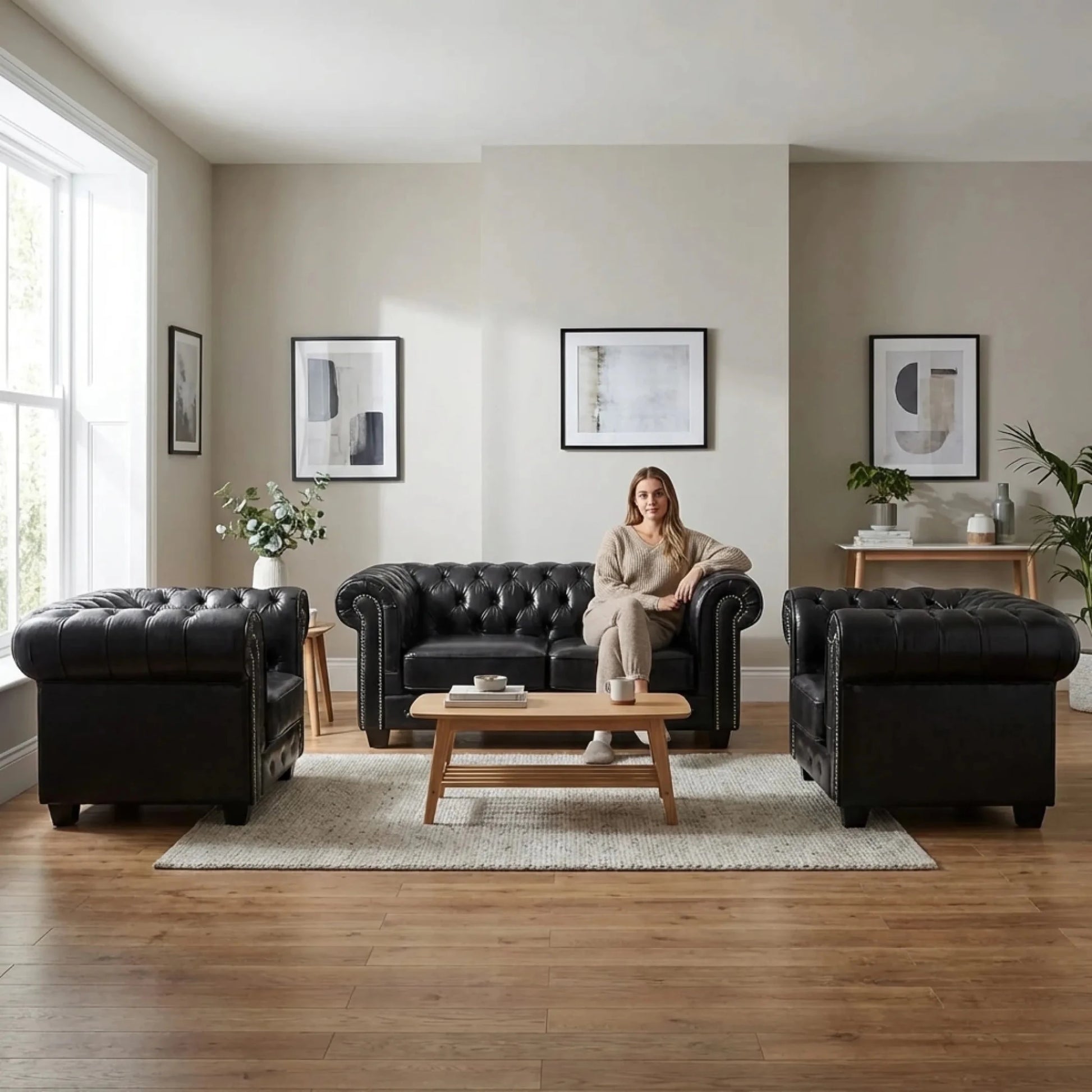 black-leather-chesterfield-antique-2-1-1-seater-sofa-set