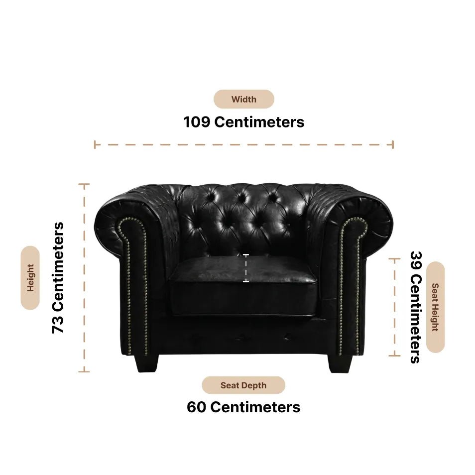 chesterfield-black-leather-antique-armchair