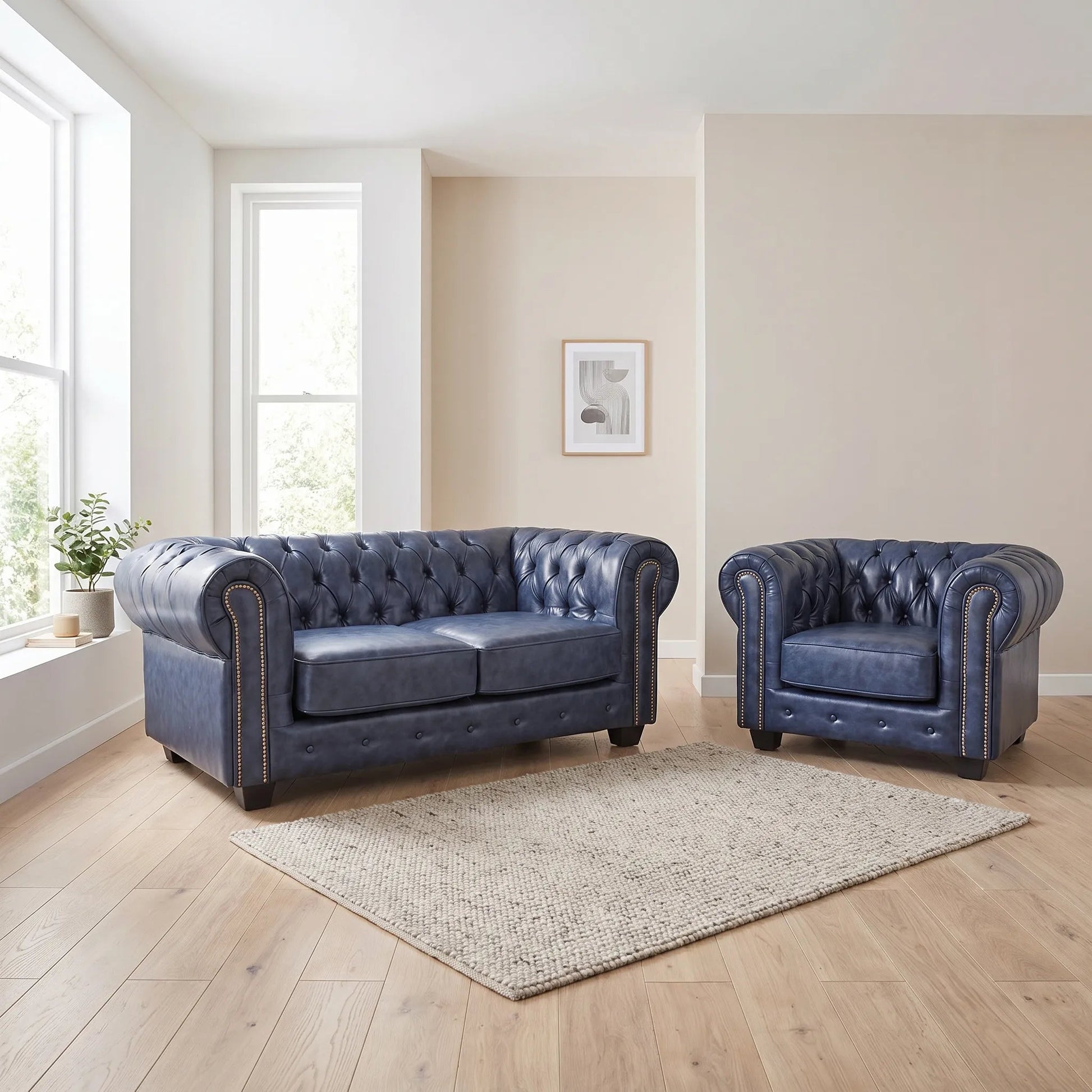 chesterfield-antique-blue-leather-2-1-seater-sofa-set