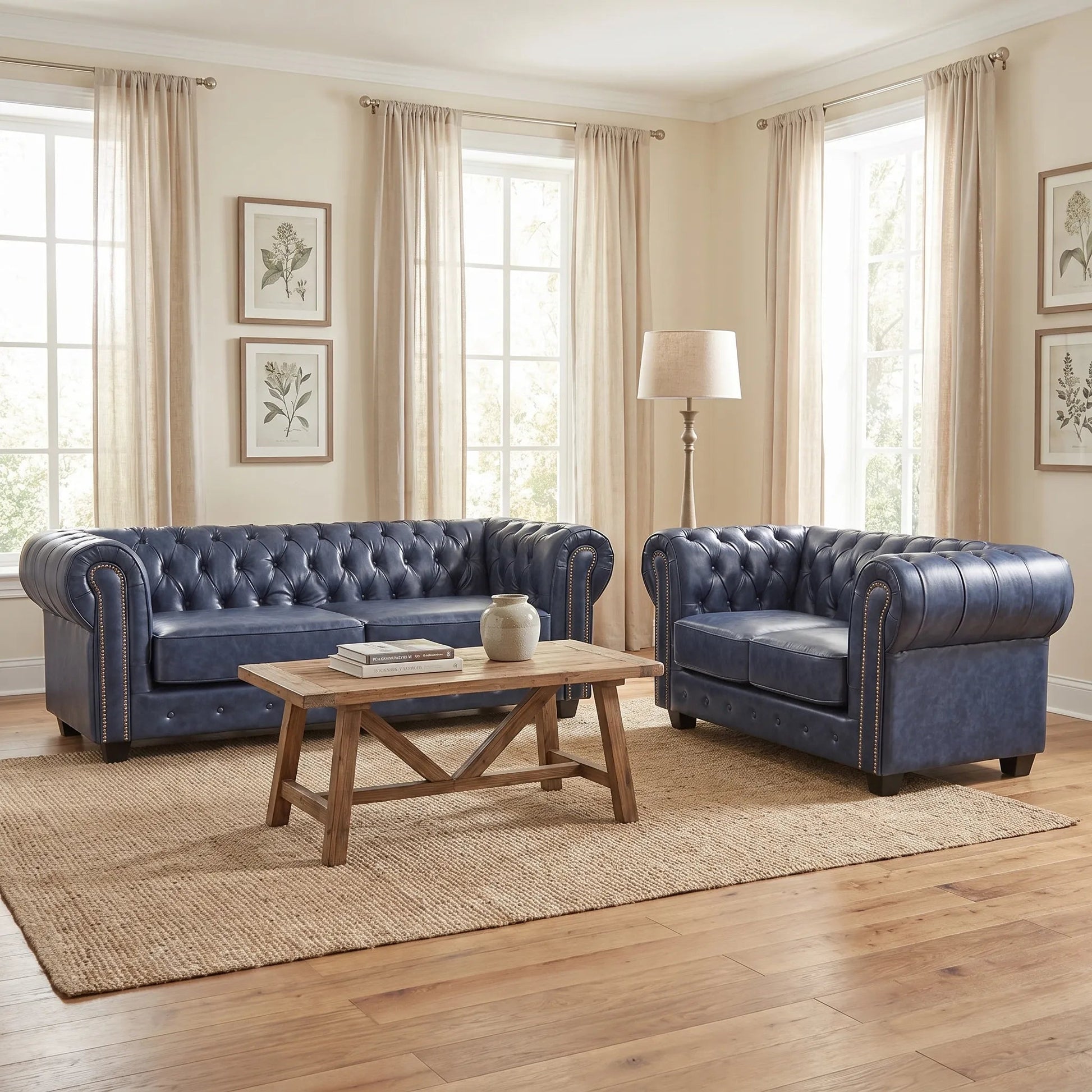 chesterfield-blue-leather-antique-3-2-seater-sofa-set
