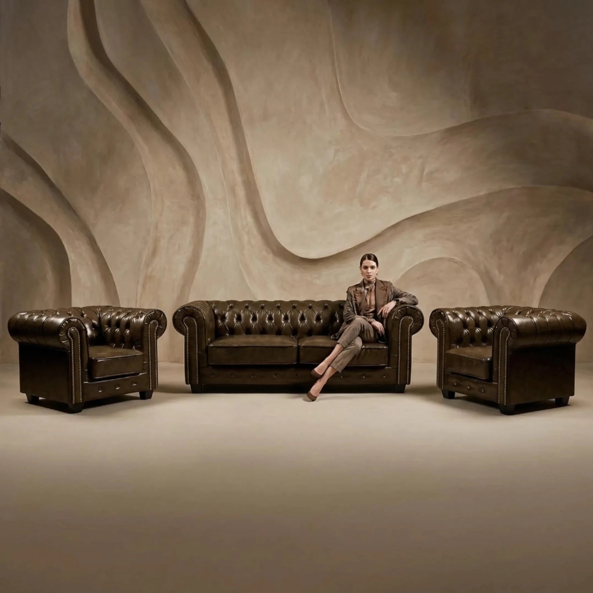 chesterfield-brown-leather-antique-3-1-1-seater-sofa-set