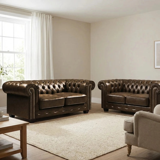 classic-brown-antique-leather-chesterfield-sofa-set