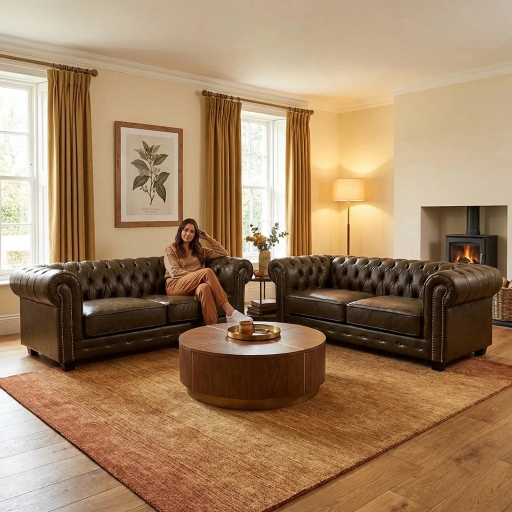 antique-brown-leather-chesterfield-3-3-seater-sofa-set