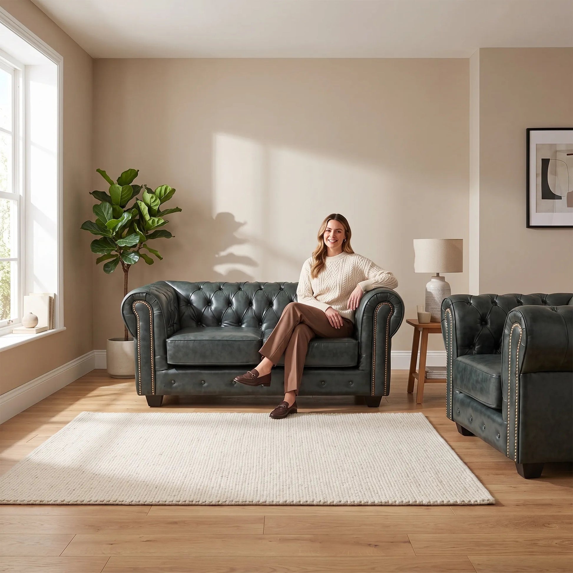 chesterfield-classic-green-leather-2-1-seater-sofa-set