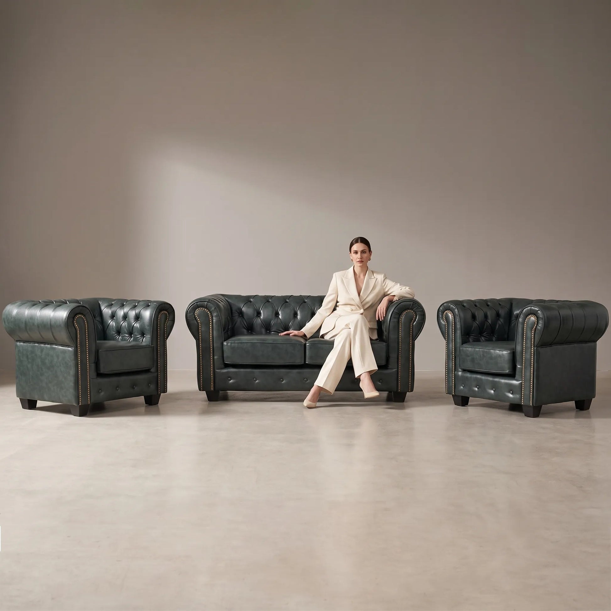 chesterfield-antique-green-leather-2-1-1-seater-sofa-set