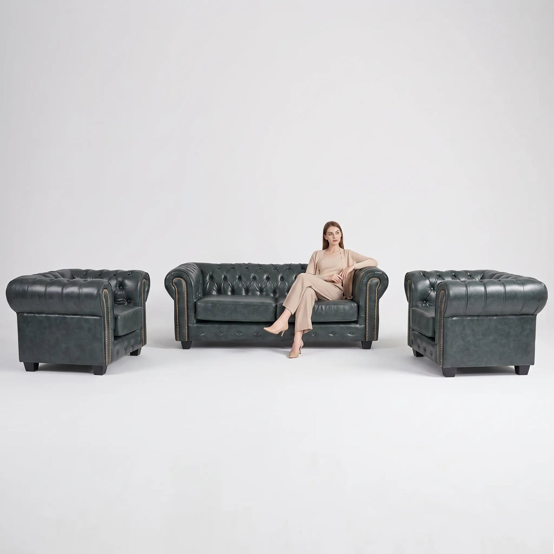 chesterfield-green-leather-3-1-1-seater-sofa-set