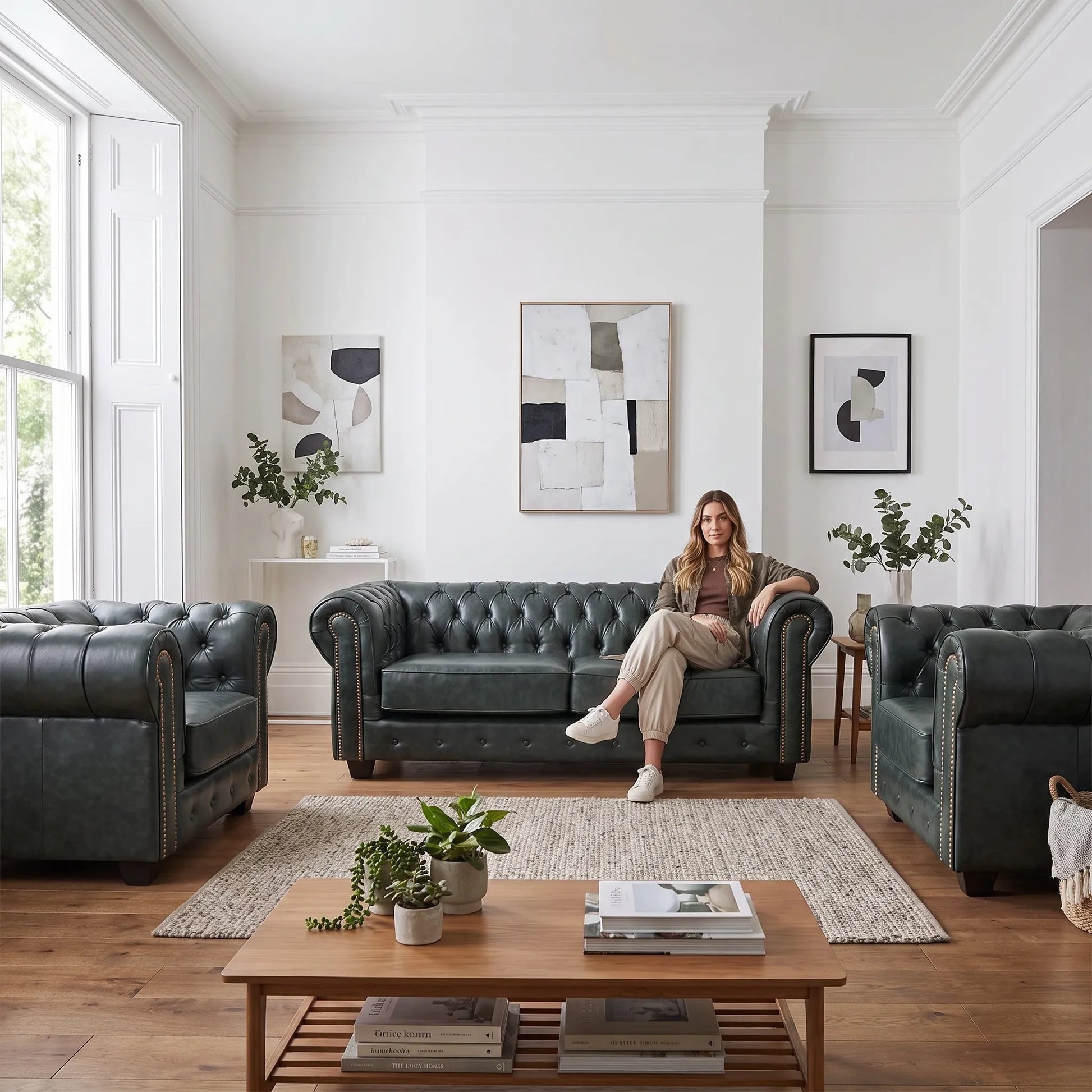 chesterfield-green-leather-antique-3-1-1-seater-sofa-set