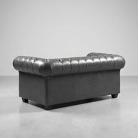 chesterfield-grey-leather-antique-3-2-seater-sofa-set-2-seater-sofa-view-2
