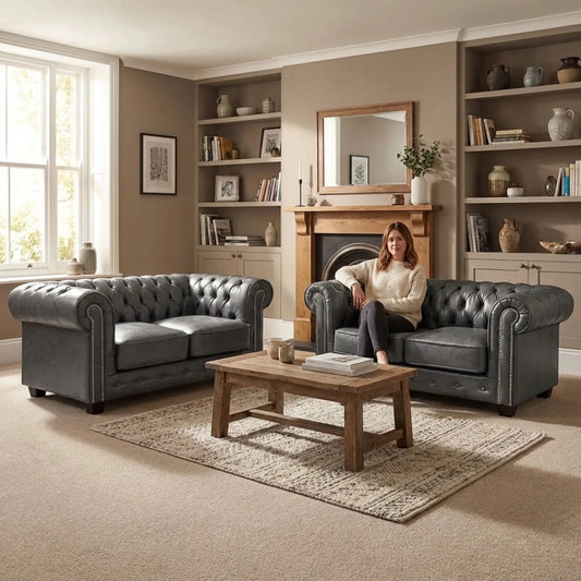 grey-leather-chesterfield-antique-2-2-seater-sofa-set