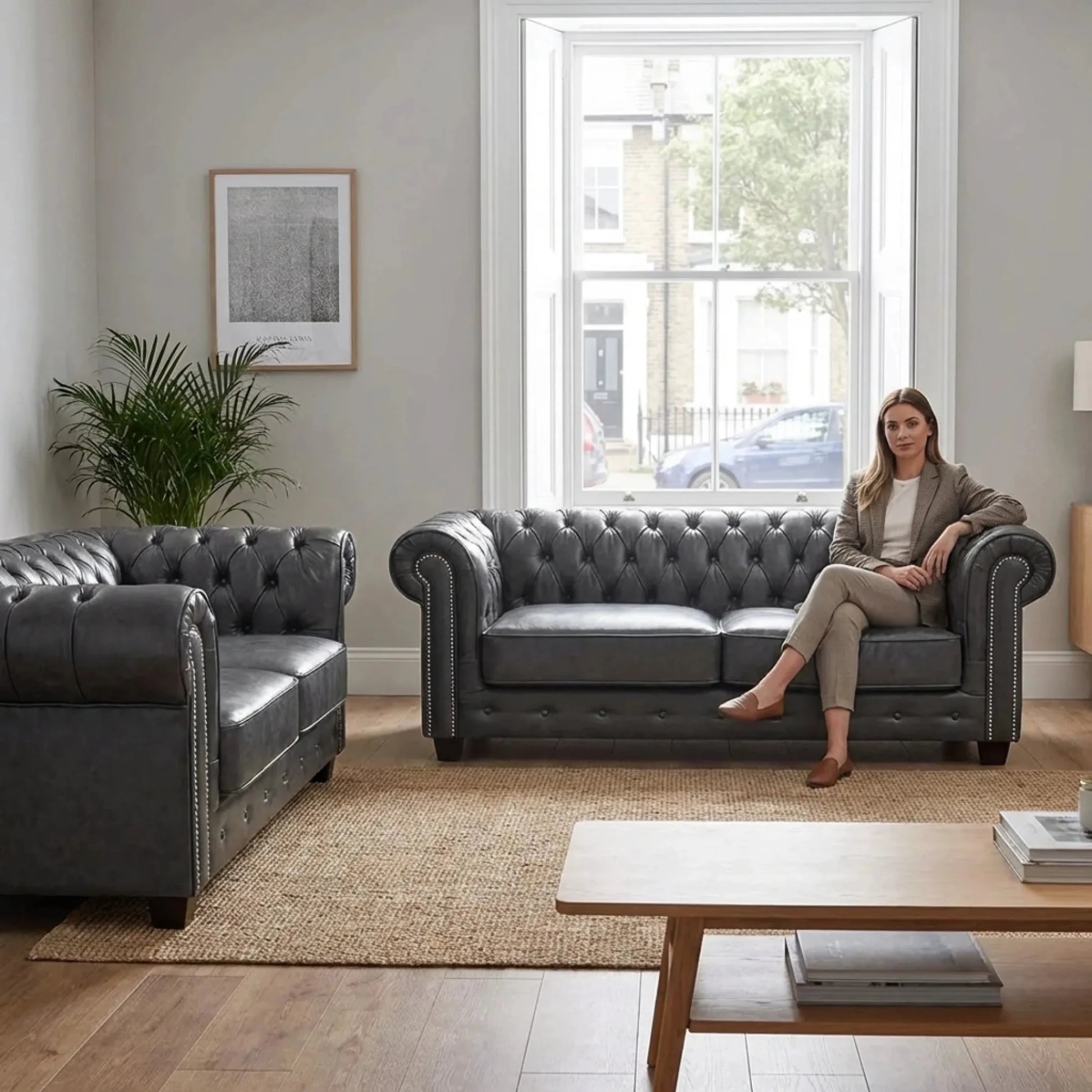 antique-style-grey-chesterfield-3-2-seater-couch-set