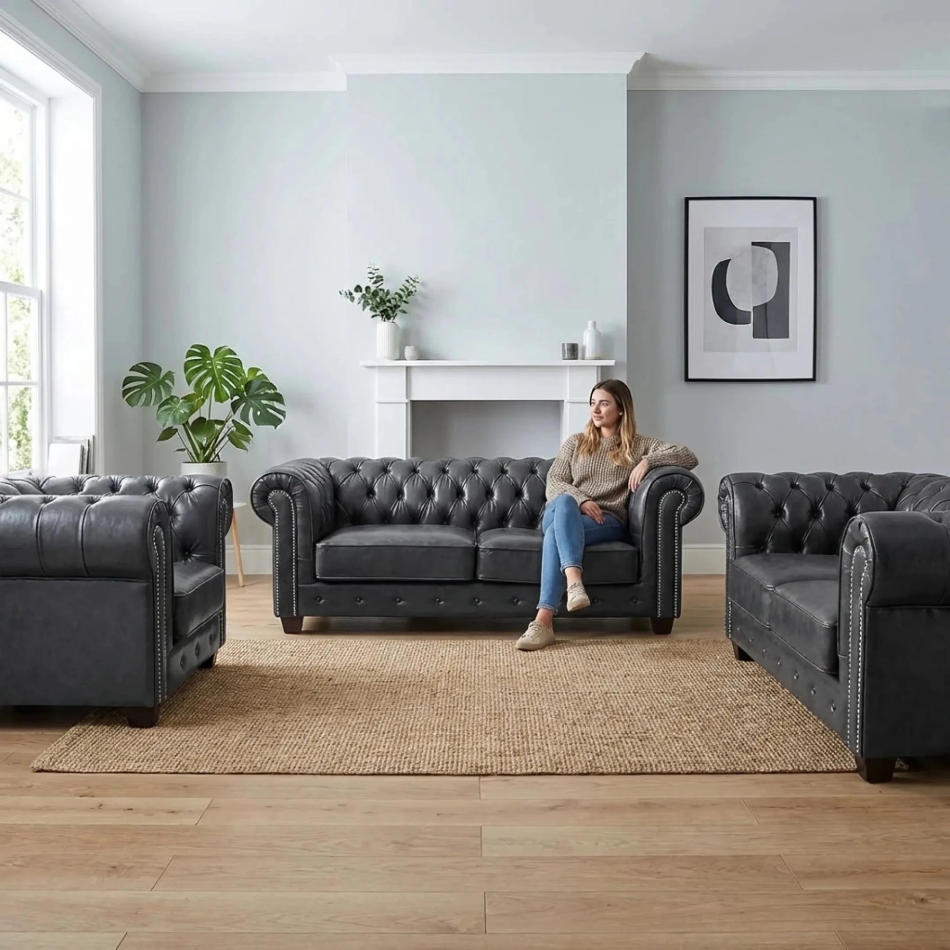 grey-leather-chesterfield-antique-3-2-1-seater-sofa-set