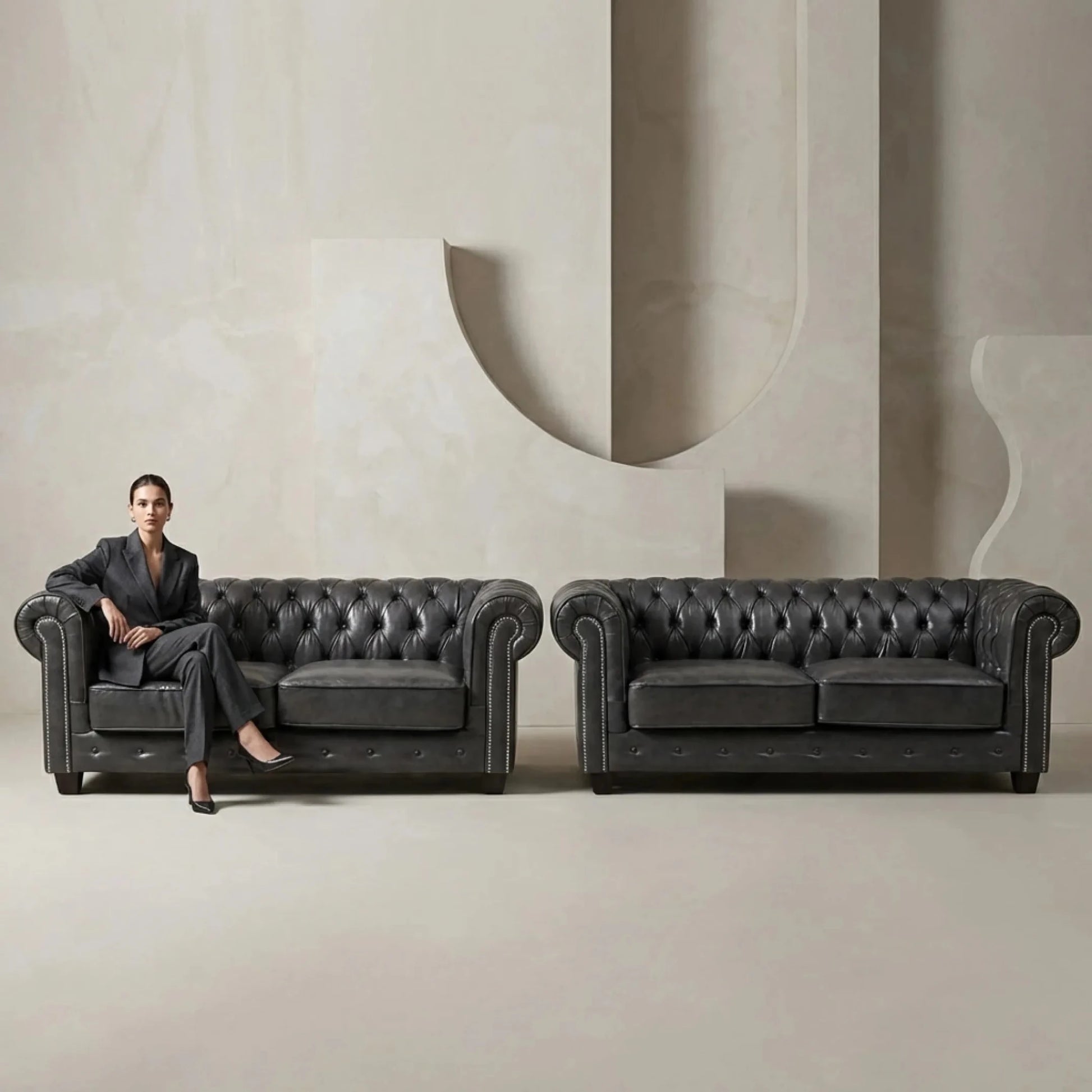 chesterfield-grey-leather-antique-3-3-seater-sofa-set