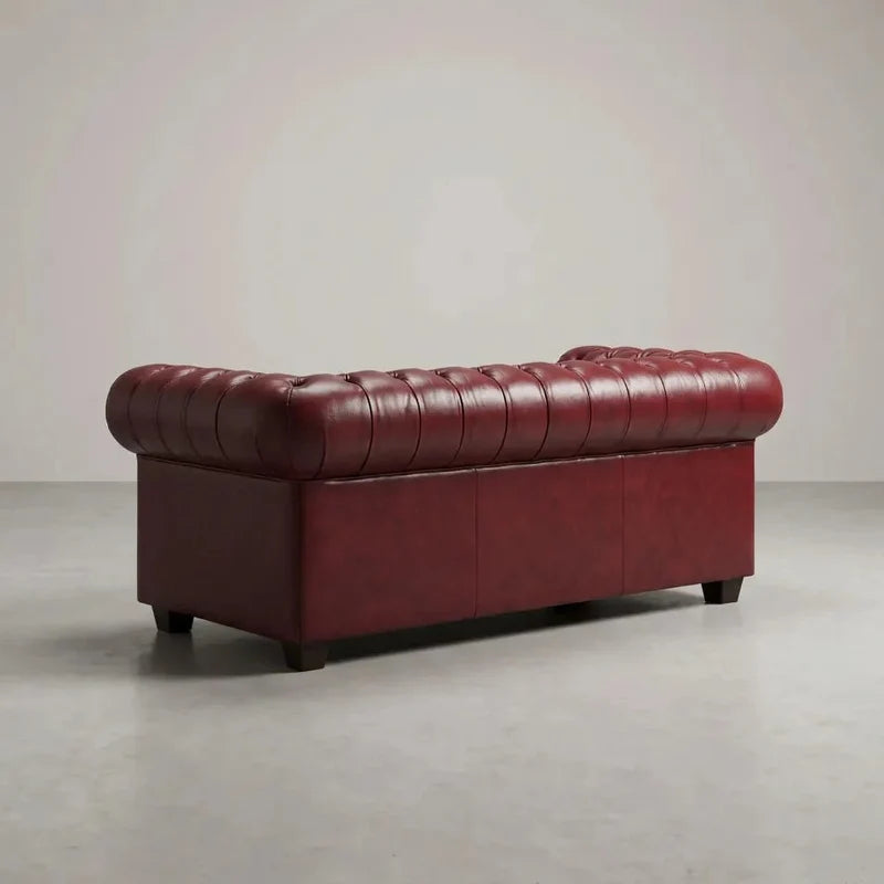 chesterfield-red-leather-antique-2-2-seater-sofa-set-2-seater-sofa-view-4