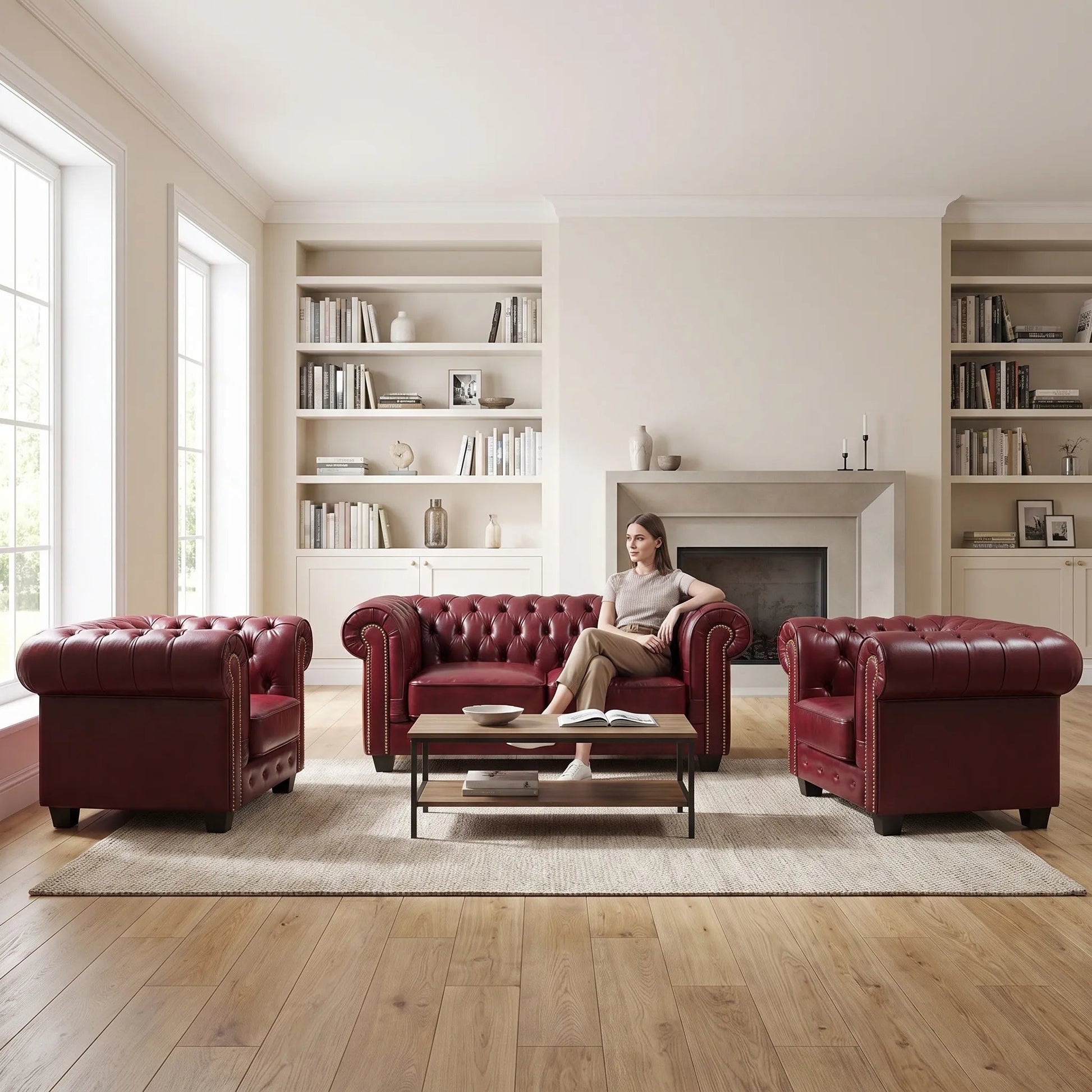 chesterfield-red-leather-antique-2-1-1-seater-sofa-set