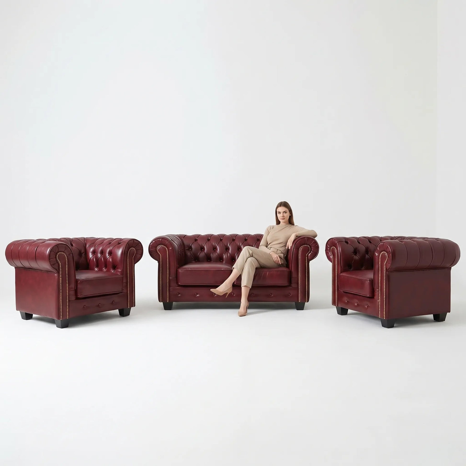 red-leather-chesterfield-antique-2-1-1-seater-sofa-set