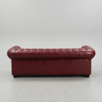 chesterfield-red-leather-antique-3-2-seater-sofa-set-3-seater-sofa-view-2