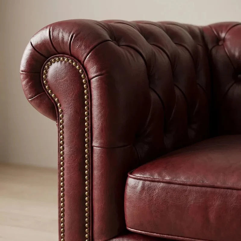 chesterfield-red-leather-antique-3-3-seater-sofa-set-3-seater-sofa-view-1