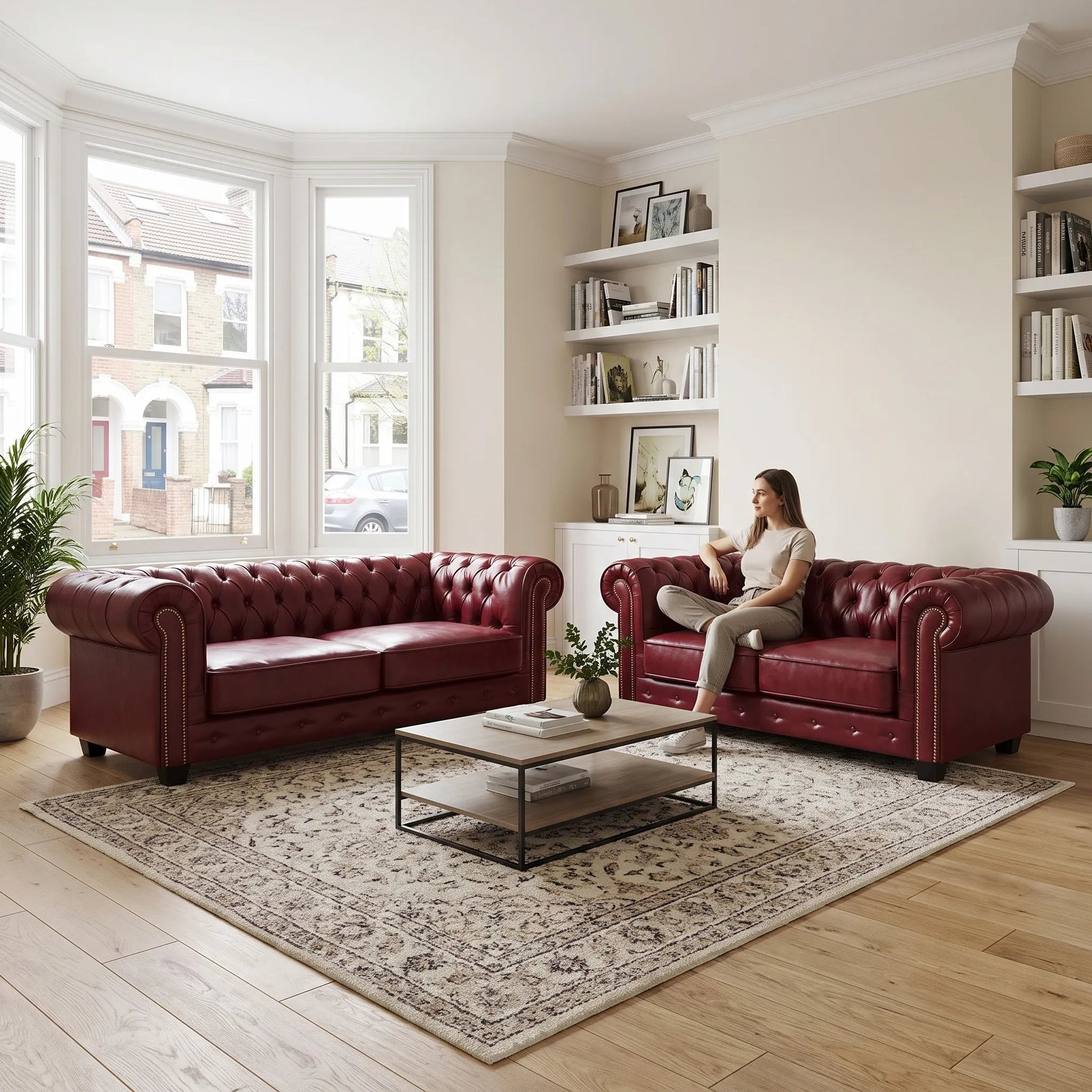 red-leather-antique-chesterfield-3-2-sofa-set