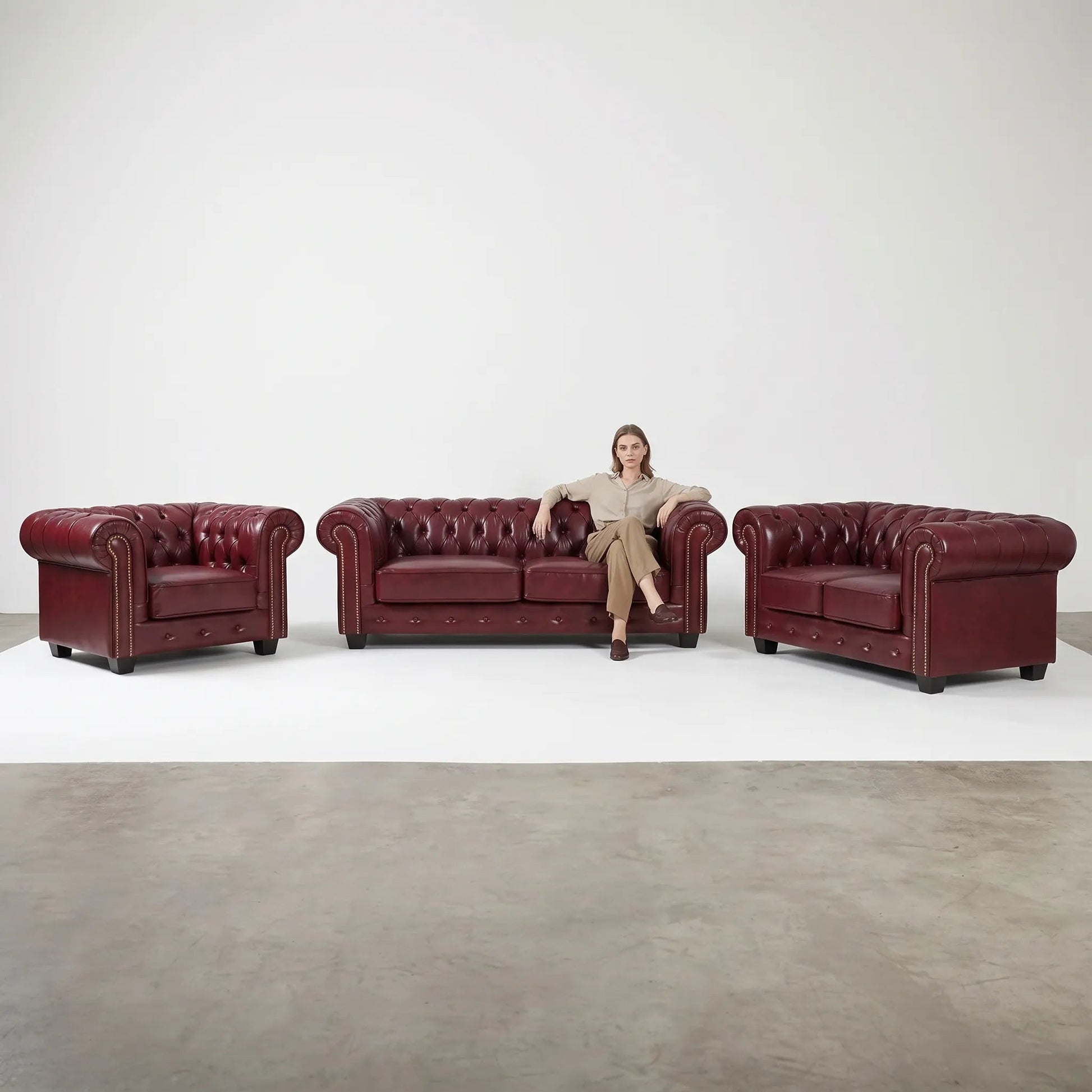 chesterfield-red-leather-antique-3-2-1-seater-sofa-set