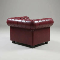chesterfield-red-leather-antique-3-1-1-seater-sofa-set-armchair-view-2