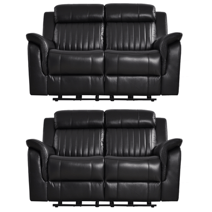 Cidliano 2-seater sofa set (2+2) front-facing on a white background, highlighting the matching design and modern upholstery.