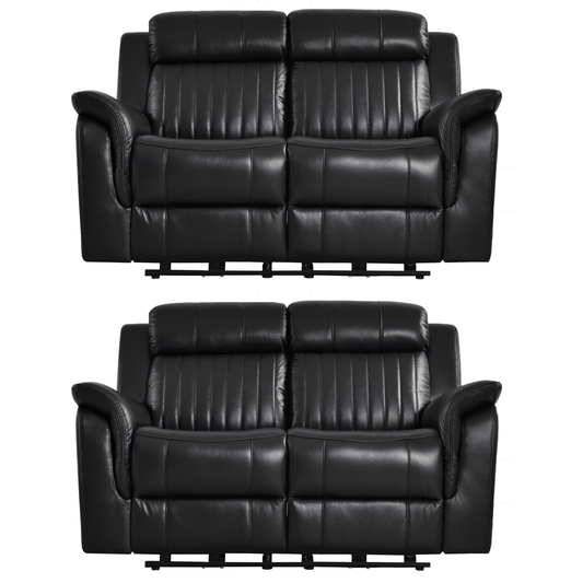 Cidliano 2-seater sofa set (2+2) front-facing on a white background, highlighting the matching design and modern upholstery.