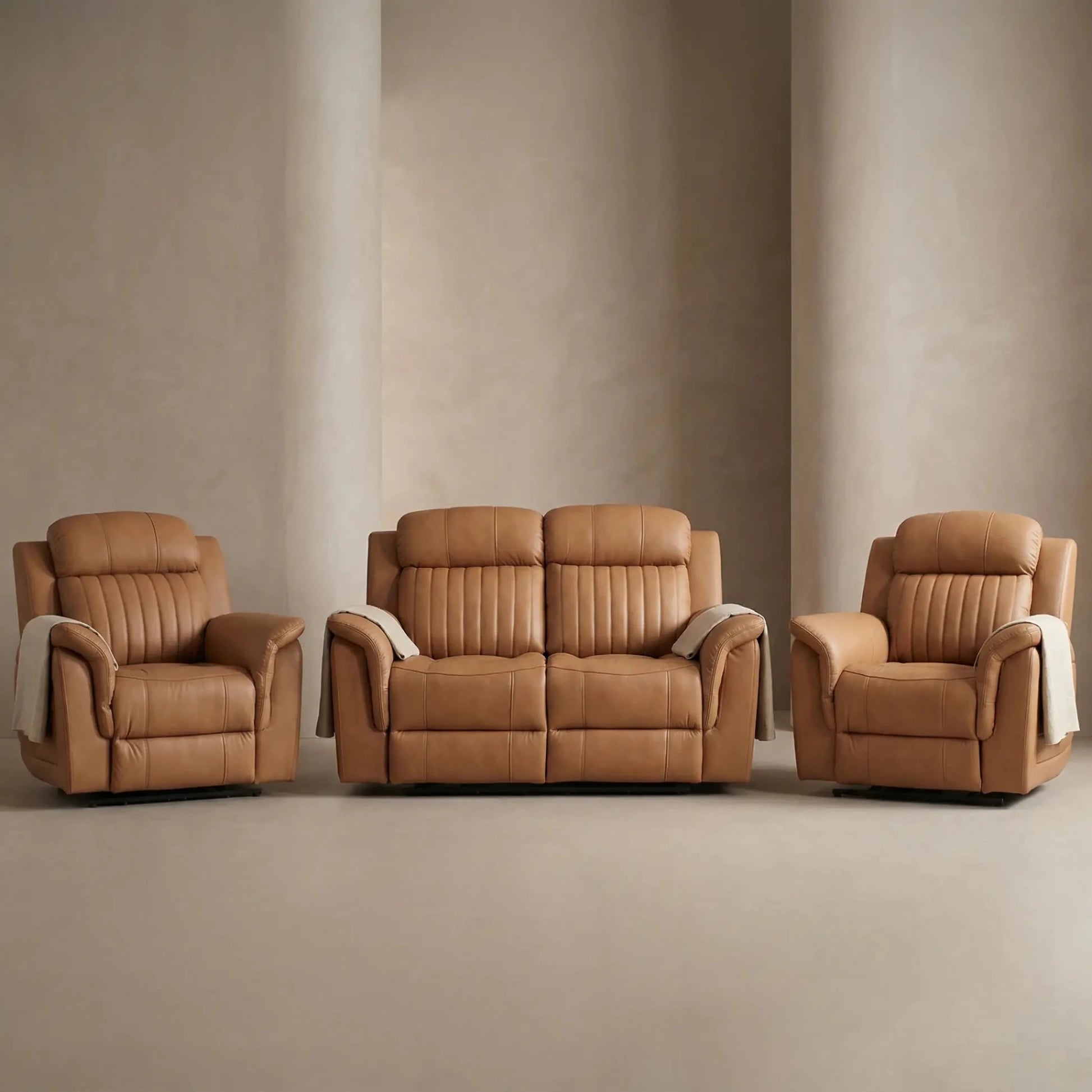 cidliano-genuine-leather-caramel-electric-recliner-sofa-set