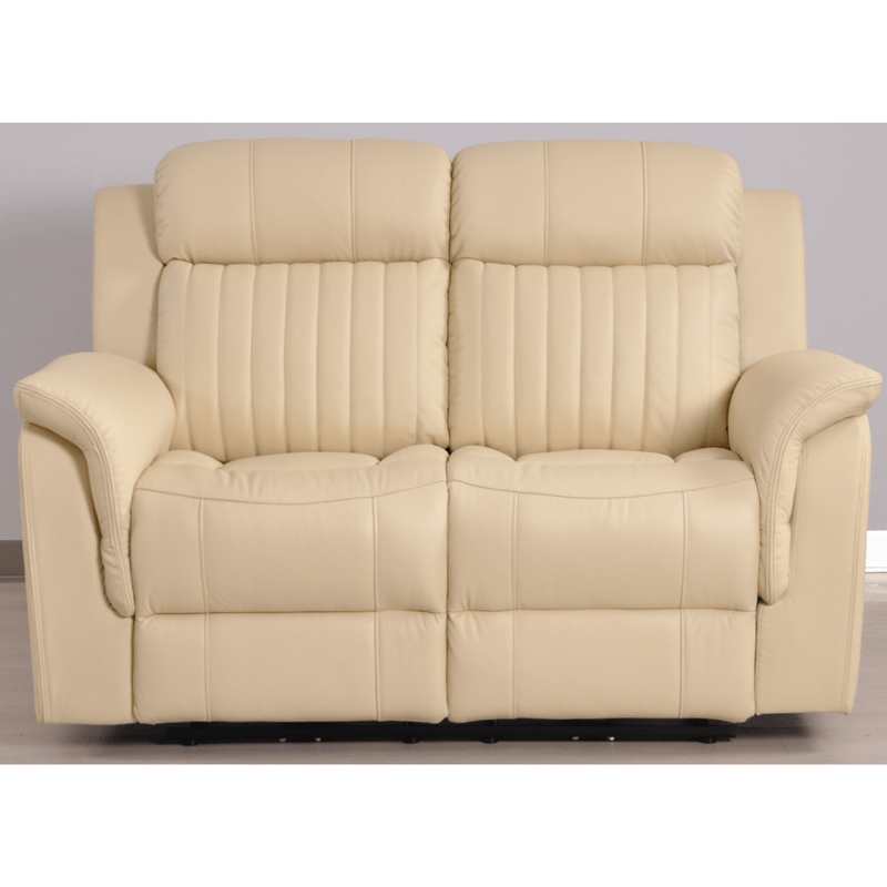Cidliano 2-seater sofa front-facing in a modern roomset with stylish decor and warm ambient lighting.