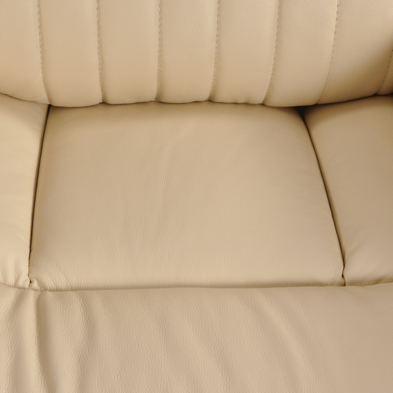 Cidliano Cream Armchair – detailed close-up of a cream-colored armchair showcasing upholstery and craftsmanship.