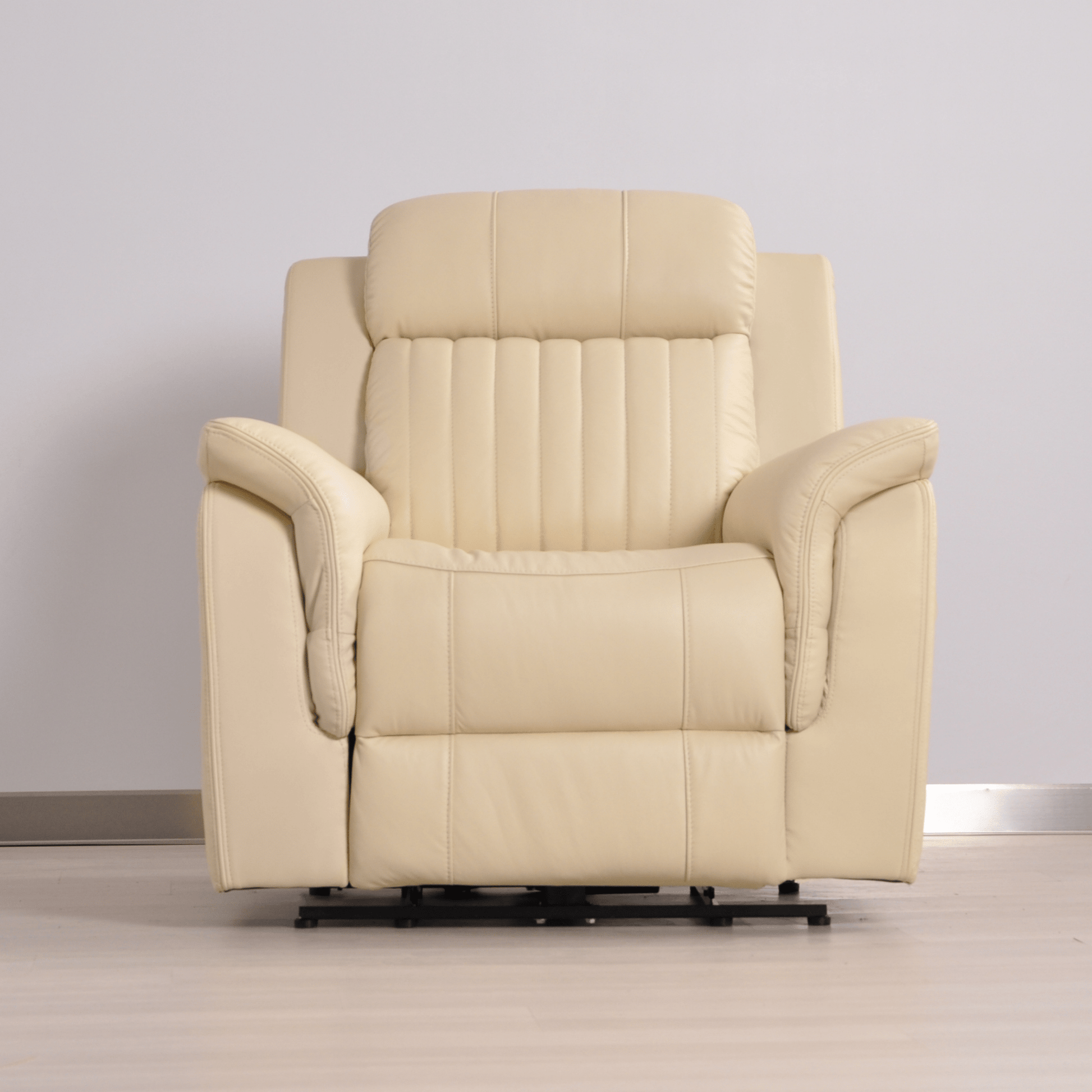 Cidliano Genuine Leather Cream Electric Power Recliner 3+2+1 Seater Sofa Set - Furniture Instore