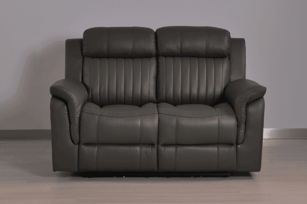 Cidliano Genuine Leather Grey Electric Power Recliner 2+1+1 Seater Sofa Set