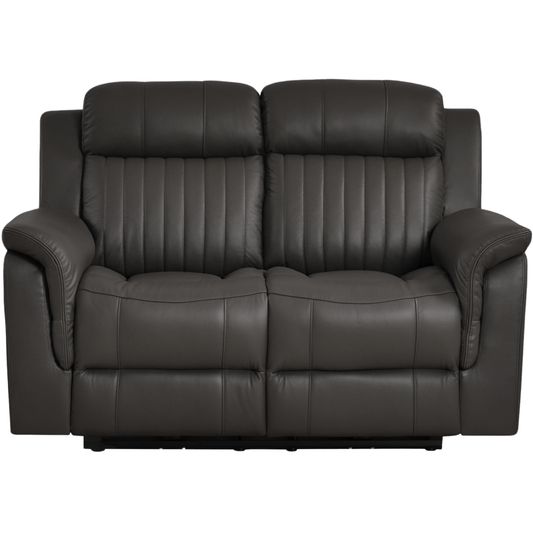 Cidliano Genuine Leather Grey Electric Power Recliner 2+2 Seater Sofa Set - Furniture Instore