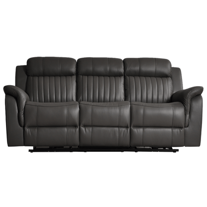 Cidliano 3-seater sofa front-facing on a white background, showcasing its modern design and upholstered finish.