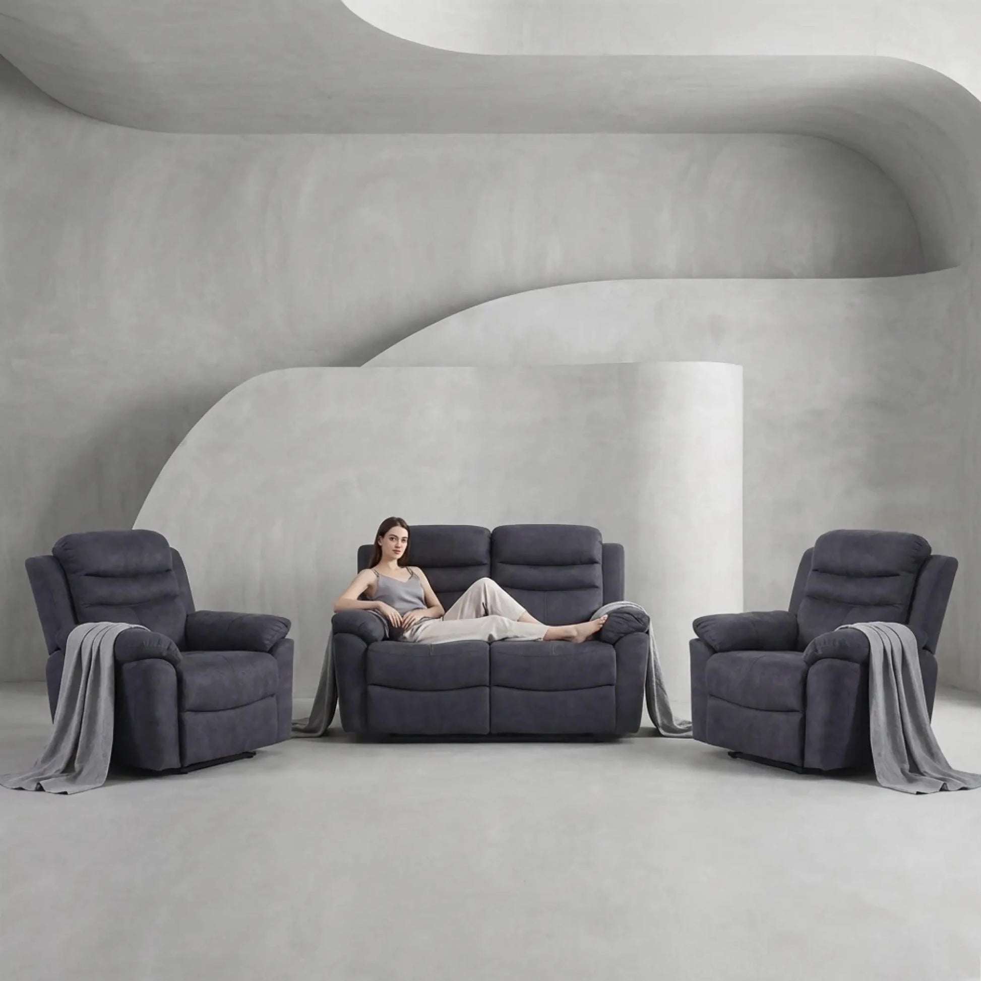 conway-grey-fabric-manual-recliner-sofa-set