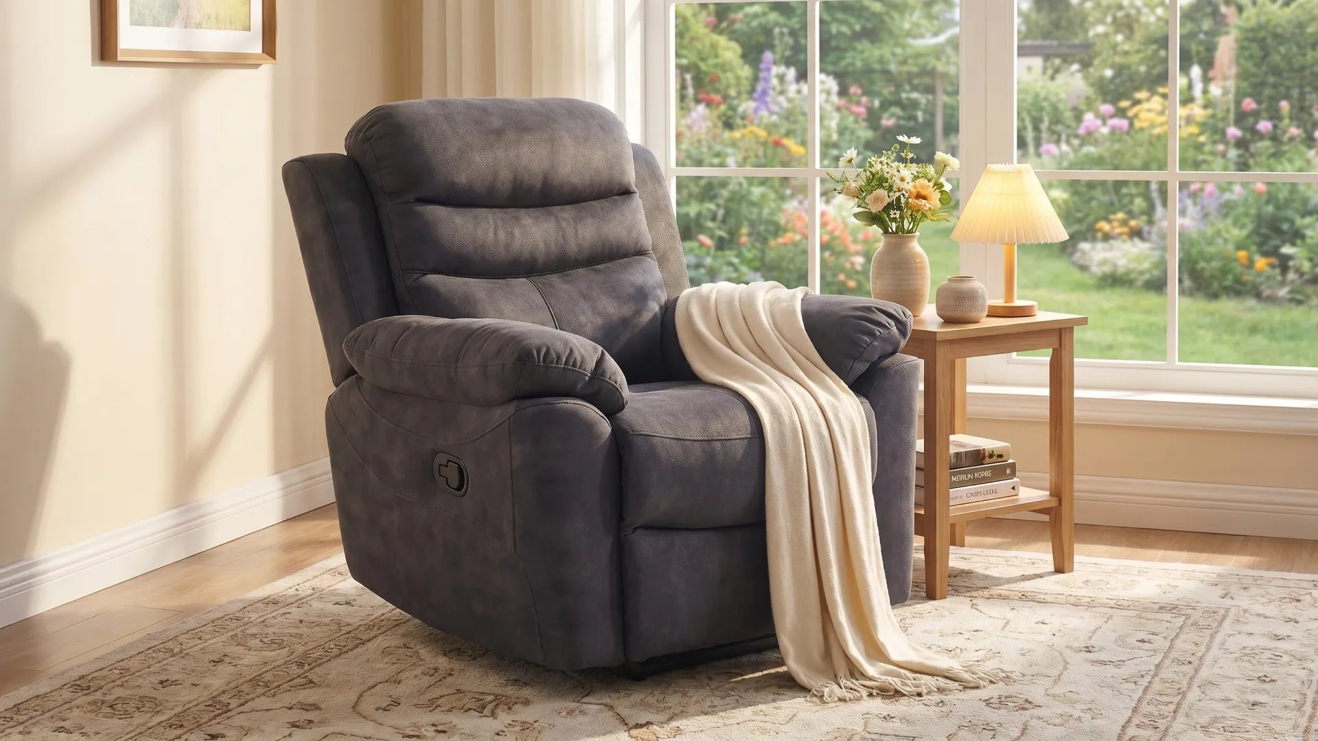 conway-grey-fabric-manual-recliner-armchair