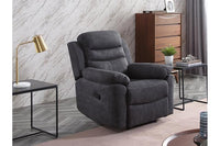 Conway Grey Fabric Manual Recliner 3+2+1 Seater Sofa Set - Furniture Instore
