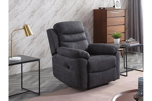 Conway Grey Fabric Manual Recliner 3+2+1 Seater Sofa Set - Furniture Instore