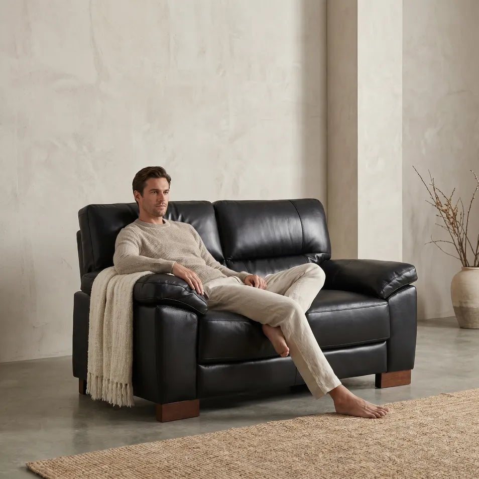 black-leather-living-room-sofa
