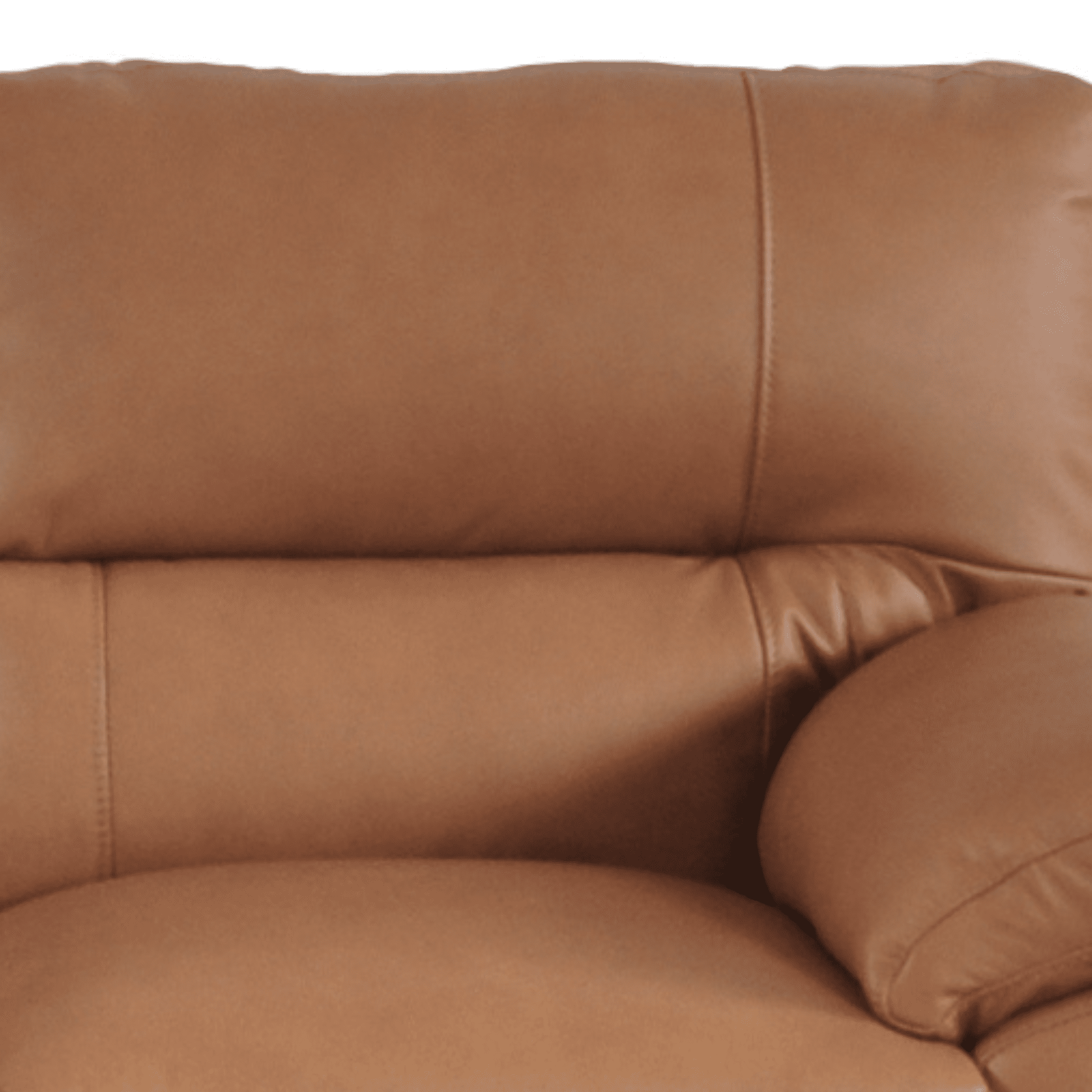 Dalmore Genuine Leather Caramel 2+1+1 Seater Sofa Set - Furniture Instore