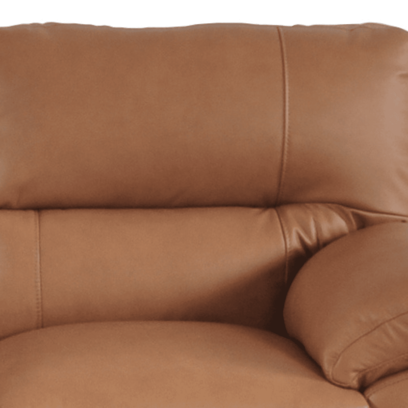 Dalmore Genuine Leather Caramel 2+1+1 Seater Sofa Set - Furniture Instore