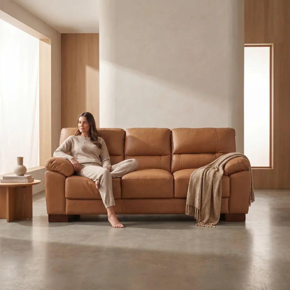 caramel-leather-living-room-sofa